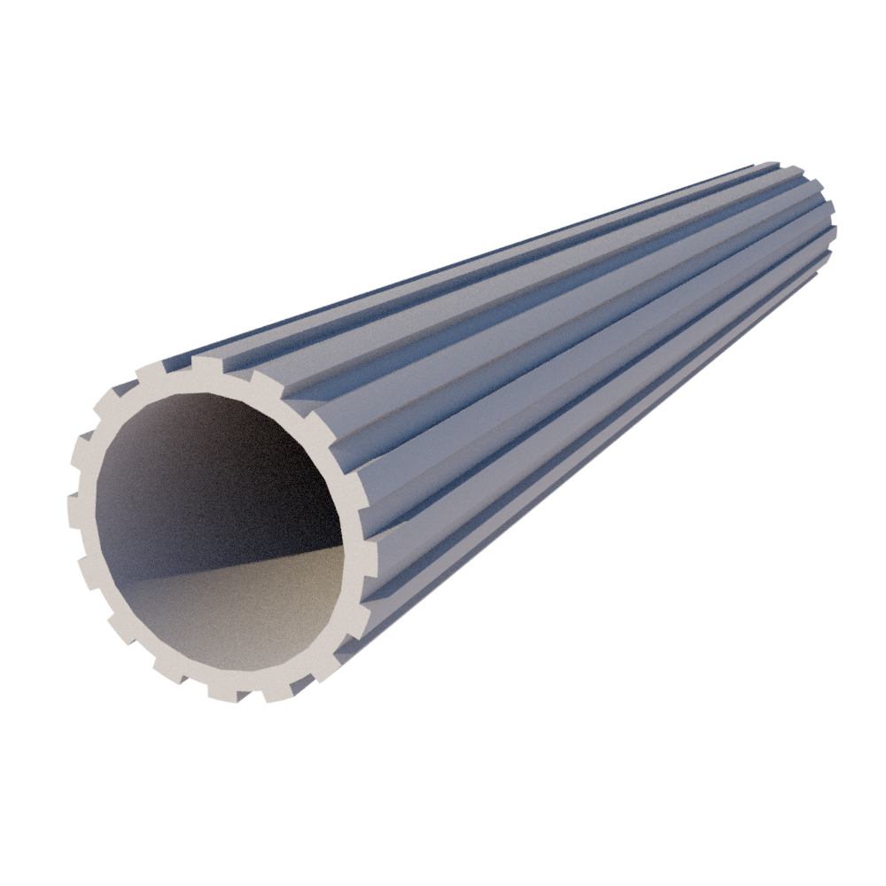 Tube aluminium rond 6060